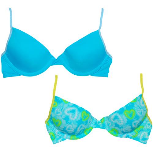 Hanes Hanes Girls 3036A Molded Bras 2 Pack