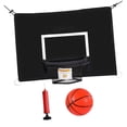 thumbnail image 1 of Mini Basketball Hoop for Trampoline with Enclosure Basketball Stand Universal Sports Toys Durable for Dunking Trampoline Attachment Accessories 69cm Orange Ball, 1 of 8
