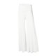 thumbnail image 1 of Pantalones de cintura alta y pierna ancha para mujer: elásticos, informales/para el trabajo/yoga, tejido de punto, para todas las estaciones, color liso, lavables a máquina/a mano, tallas S-XL., 1 of 4