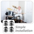 thumbnail image 4 of Miangastore 4 Pcs Vis de Trou de Ventilation de Tambour avec Rondelle pour Évent de Caisse Tambour Pièces de Rechange pour Instruments de Percussion Évent de Tambour avec Joint Pièces de Caisse Basse, 4 of 8