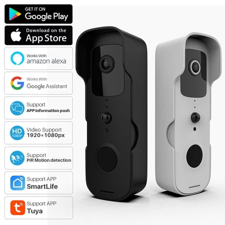 Tuya Smart Video Doorbell WiFi 1080P Video Intercom Door Bell IP Camera ...