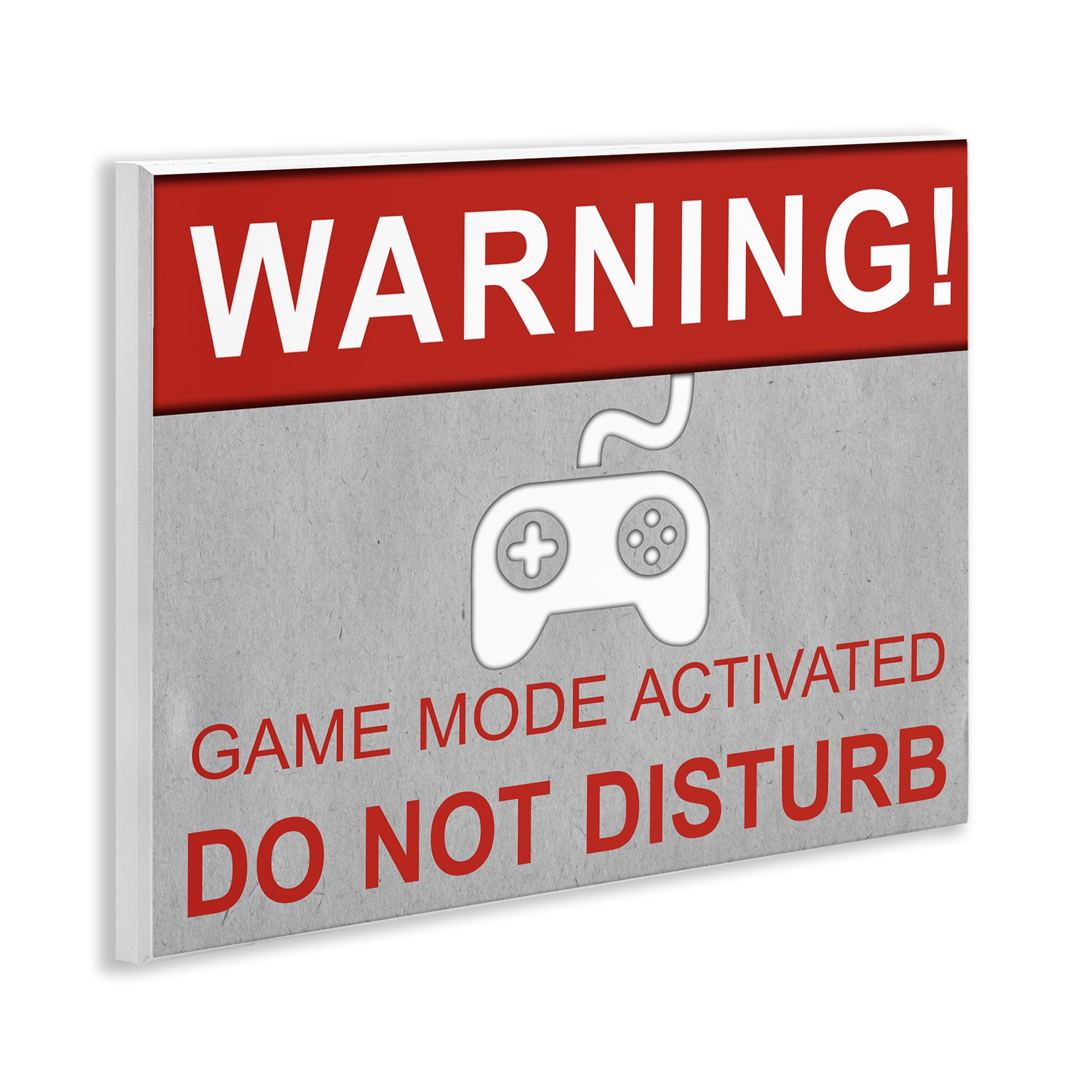 Stupell Industries Gaming Do Not Disturb Entertainment Painting Unframed Art Print Wall Art, 14 x 11