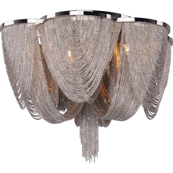 Maxim Lighting - Flush Mount - Chantilly-Six Light Flush Mount in Modern