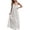 *2-White, variant on VBVC Women's Backless Adjustable Strap Maxi Dress,Ladies Ruched Bust Flowy Long Dress,Casual Summer Beach Sundress For Women,Black,S-2XL