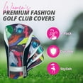 thumbnail image 6 of Taboo Fashions Womens Designer Golf Head Club Covers 4 Pack (Rembrandt), 6 of 7