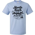 thumbnail image 3 of Inktastic Myrtle Beach is My Happy Place with Palm Trees T-Shirt, 3 of 5