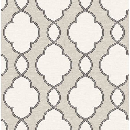 A - Street Prints Symetrie Structure Chain Link Wallpaper, 27-in by 33-ft, 74.25 sq. ft.