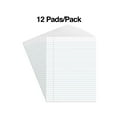 thumbnail image 2 of Staples Notepads 8.5" x 11" Wide White 50 Sh./Pad 12 Pads/PK 154120, 2 of 8
