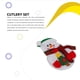 thumbnail image 4 of Yuarrent Soporte para cubiertos, bolsa para tenedor, suministros para vacaciones, mano de obra fina, vajilla multiusos, decoraciones, contenedor Kits de decoración para fiestas Muñeco de nieve, 4 of 6