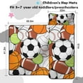 thumbnail image 5 of Baseball Football Pattern Toddler Nap Mats for Kids Preschool,Sleeping Mat Bag or Kids,Toddler Sleeping Bag,Toddler Nap Mat or Daycare, 5 of 6