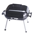 thumbnail image 3 of J&V TEXTILES BBQ Square Grill, 14 Inch Portable Charcoal Grill, Lightweight Grill for Barbecue Party, Dual Vents for Temp & Charcoal Control, 3 of 4