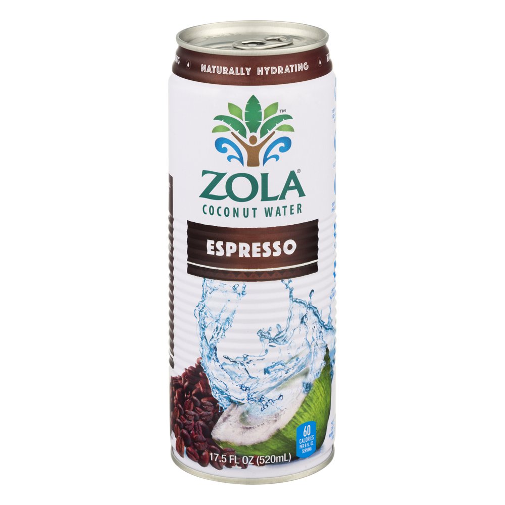 Zola Coconut Water Espresso, 17.5 FL OZ
