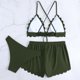 thumbnail image 5 of Trajes de baño para mujer Traje de baño de tres piezas para mujer con cordón Traje de baño de dos piezas para playa Trajes de baño para mujer Trajes de baño para mujer Trajes de baño de moda de playa, 5 of 8