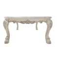 thumbnail image 3 of BenJara Ally 54 Inch Coffee Table, Aspen Wood, Classic Ornate Scrollwork, Polyresin, 3 of 5