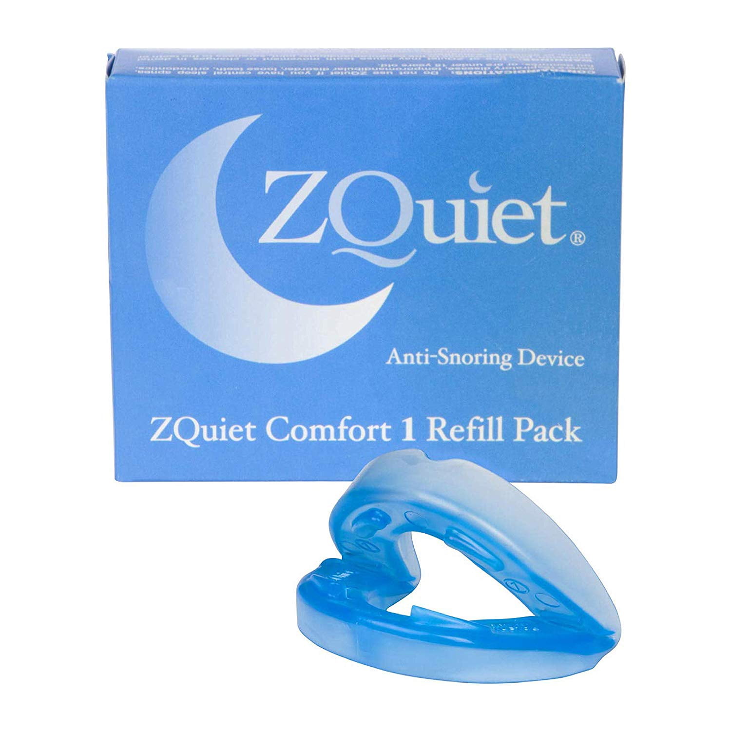 ZQuiet Anti Snoring Device, Comfort Size 1 Dental Mouthpiece Refill