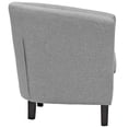 thumbnail image 2 of Modway Prospect Upholstered Fabric Armchair in Light Gray, 2 of 5