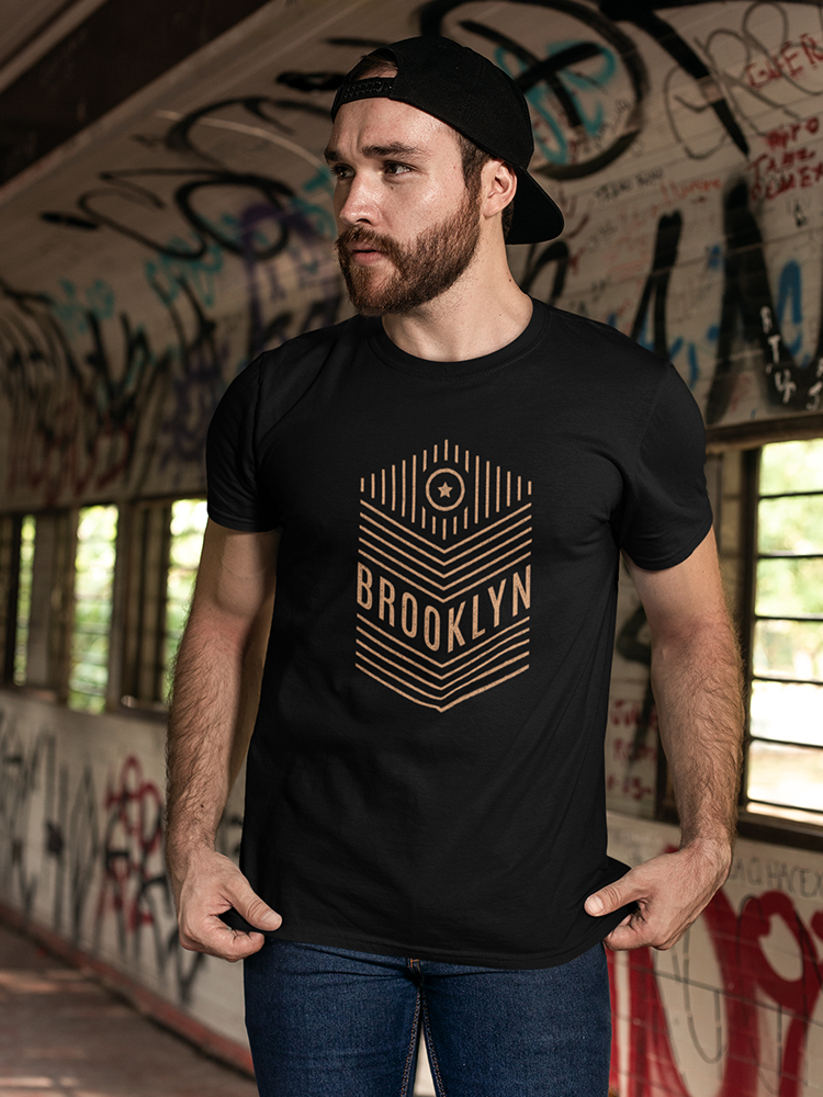 Retro Vintage Brooklyn Tee Men's -Image 