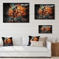 thumbnail image 4 of Designart "Bicycle modern Fusion An" Transportation Print on Natural Pine Wood, 4 of 5