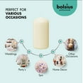 thumbnail image 7 of Bolsius Indoor/Outdoor Unscented 2.25" x 4.75" Pillar Candle, 12-Pieces, Off-White, 7 of 7