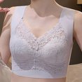 thumbnail image 5 of Mqqzkk Women's Lace Desire Wireless Bra Lacy Coverage Wirefree Bra Fashion Seamless Bralettes Comfy Wide Strap Bra, 5 of 5