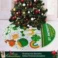 thumbnail image 6 of Coolnut St. Patrick's Day Christmas Tree Skirt 36", St. Patrick's Day Tree Skirt Double Layers Polyester Easter Tree Skirt for St. Patrick's Day Holiday Party Decoration, 6 of 6