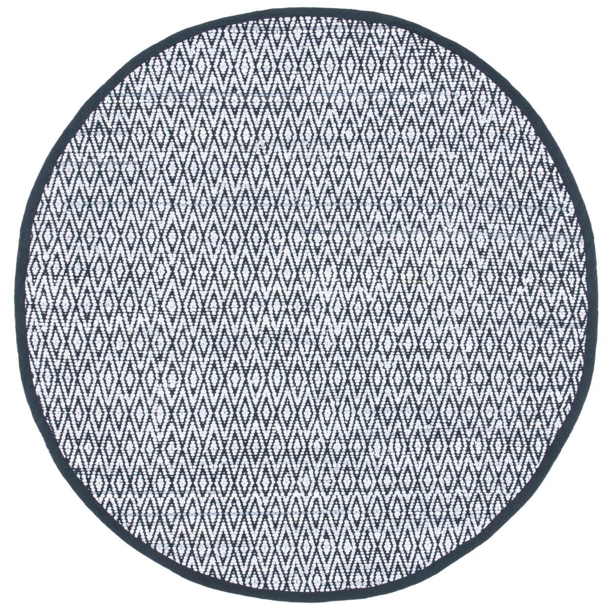 SAFAVIEH Montauk Carina Diamond Area Rug, Grey/Black, 8' x 10'