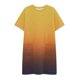 thumbnail image 5 of Mujeres Manga Corta Tops Impresión Casual Cuello Redondo Vendaje Vestido Falda de las Señoras, Vestido de Manga Corta para las Mujeres Primavera Verano Uso Diario, 5 of 6