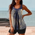 thumbnail image 3 of Traje de Baño de Dos Piezas para Mujeres Traje de Baño Conservador con Correa de Espalda Y Control Del Vientre, Conjuntos Cortos de Playa para Mujeres, 3 of 6