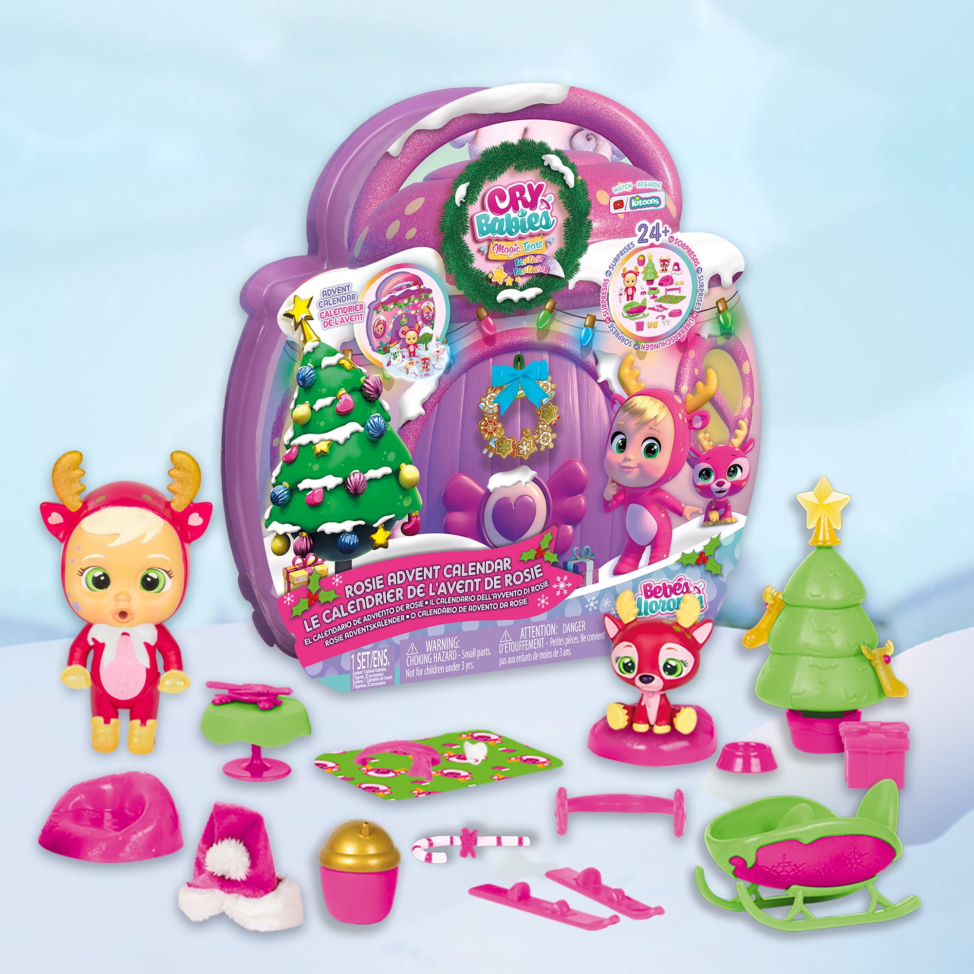 Cry Babies Magic Tears Rosie Advent Calendar with 24+ Surprises! -  Walmart.com