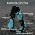 thumbnail image 4 of Graflsoa Unisex High-Cut Ski Socks with Quick-Dry Technology, Geometric Pattern, Cotton Blend for Men & Women, One Size Fits All (39-44), Assorted Colors, 4 of 7