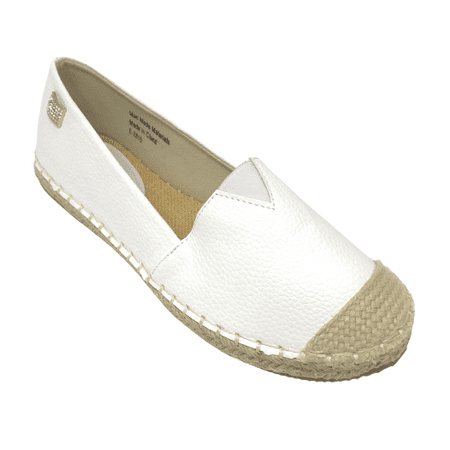 

Women s Forever Young Faux Leather With Woven Weaved Tip Espadrille
