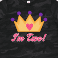 thumbnail image 4 of Inktastic Princess Crown 2nd Birthday I'm Two Girls Toddler T-Shirt, 4 of 5