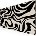 thumbnail image 1 of Black Topographic XXL Desk Mat AntiSlip Big Mousepad with Stitched Edges, Keyboard Pad Mouse Mat for Computer, Cute Desk Pad for Desktop Decor, Ideal for Office Use, 1 of 6