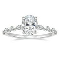 thumbnail image 5 of VOLALO 2 Carat Oval Cut Engagement Promise Ring for Women, 5 of 10