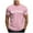 Pink, variant on Mens Slim Fit T-Shirt Short Sleeve | Graphic Tee with Gothic Los Angeles City Print | Soft Casual Crew Neck Poly-Cotton Blend | Pink, Sizes M L XL XXL XXXL,Size L