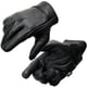 thumbnail image 1 of Milwaukee Leather MG7510 Guantes de mano para motocicleta de muñeca corta con palma acolchada de gel de cuero negro para hombre con cubierta de panel completo - Grande, 1 of 5