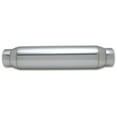 thumbnail image 2 of Vibrant Performance Exhaust Resonator 17950 Stainless Steel; 5 Inch Outside Diameter x 18 Inch Overall Length; Single 3 Inch Diameter Center Inlet; Single 3 Inch Diameter Center Inlet, 2 of 5