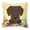 Multi-Color, variant on Easter Eggs Design Dog Art Fabric Decorative Pillow