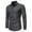 Black, variant on qolati Men's Dress Shirts Elegant Long Sleeve Buttons Down Henleys Blouse Classic Fit Business Formal Luxury Shirts