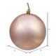 thumbnail image 2 of Adorno colgante Vickerman, 30 cm, oro rosa, bola brillante, 2 of 5