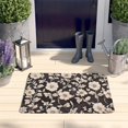 thumbnail image 2 of Pioneer Flower Floral Print Flannel Non Slip Door Rugs,Washable Door Mats Indoor,Decorative Door Mats,Dirt-Resistant and Absorbent Doormat for Entrance,Bedroom,Kitchen,Bathroom,23.5"x16", 2 of 5