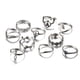 thumbnail image 2 of Anillos para mujer, regalos para mujer, 10 piezas/juego, anillos bohemios vintage apilables para mujer, anillos azules para los nudillos, anillo bohemio., 2 of 5