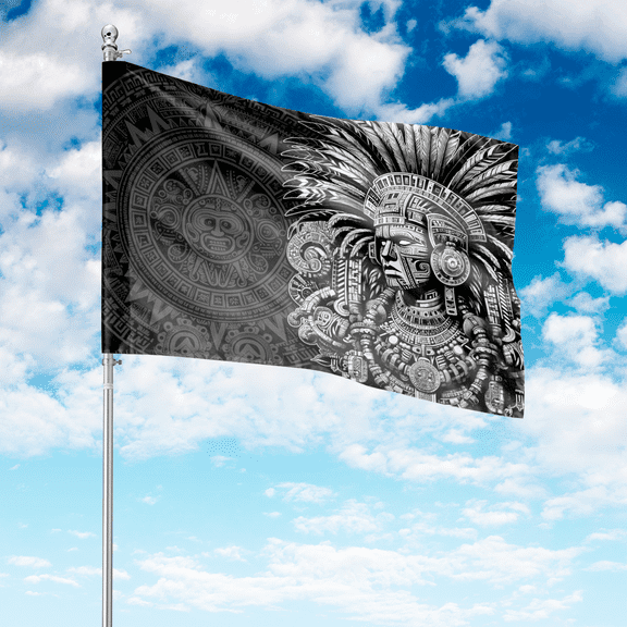 Lotusprinthandmade Mexico Eagle 100% Polyester Horizontal House Flag 29.5 x 39.5 inches, mexican flag