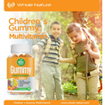 thumbnail image 3 of Whole Nature Chewable Kids Multivitamin Gummies, Daily Essentials, 90 Count, Gluten-Free, 3 of 6