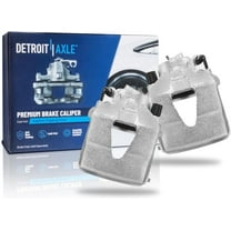 Detroit Axle - 2 Front Brake Calipers for Volkswagen Jetta Golf City Beetle Cabrio GTI Polo Vento Audi A1 Seat Ibiza, Brake Calipers Assembly Replacement