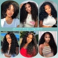 thumbnail image 6 of Curly  Human Hair 8 8 10 10 Inch Kinkycurly  Human Hair for Black Women  Unprocessed 12A Brazilian Virgin Hair Quick Weave Extensions  Black, 6 of 6