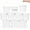 White, variant on 34 fl oz / 1 qt Clear Grade Plastic Buckets with & Handles, Airtight Freezer Safe Small Storage Containers, Easy-Open Pails for Snacks, Sauce, Salad, Soup, Candy (10 Pack)