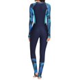 thumbnail image 3 of PEASKJP Swimsuit for Women 2024 Rash Guard Shirts UPF 50+ Swimsuit, Navy S, 3 of 5