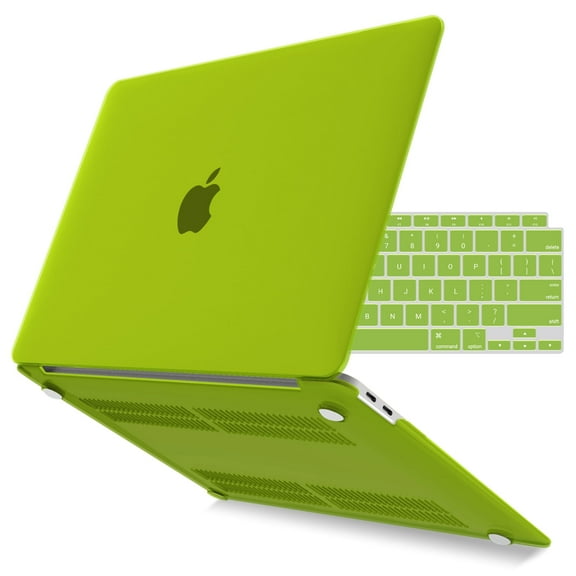 IBENZER 2022 2021 MacBook Air 13 inch Case M1 A2337 A2179 A1932 Plastic Hard Shell Case with Keyboard Cover for Apple Mac Air 13 with Touch ID (2018-2022), Midnight Green, W-AT13-MTGN 1