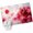 Red, variant on 5'x8' Area Rugs, Pink Rose Fantasy Indoor Outdoor Area Rug for Living Room Bedroom, Elegance Floral Romantic Reflection Washable Bathroom Rugs Kitchen Floor Carpet Mats Home Decor Aesthetic